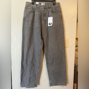 Eteys Straight Leg Relaxed Baggy Oversize Jeans 33W 32L Men's Women's NWT